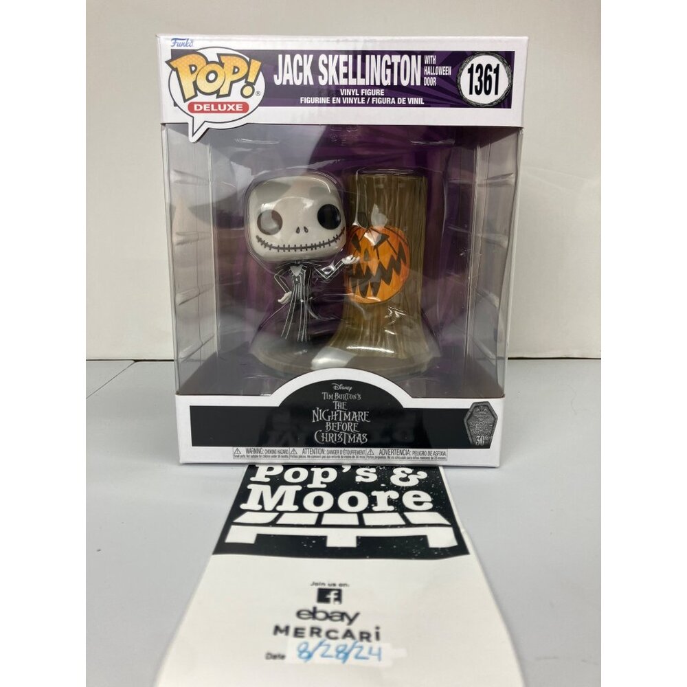 Funko Pop! Nightmare Before Christmas: Jack Skellington W/Halloween Door New